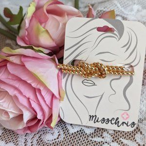 Vintage Keyes Knotted Rope Brooch